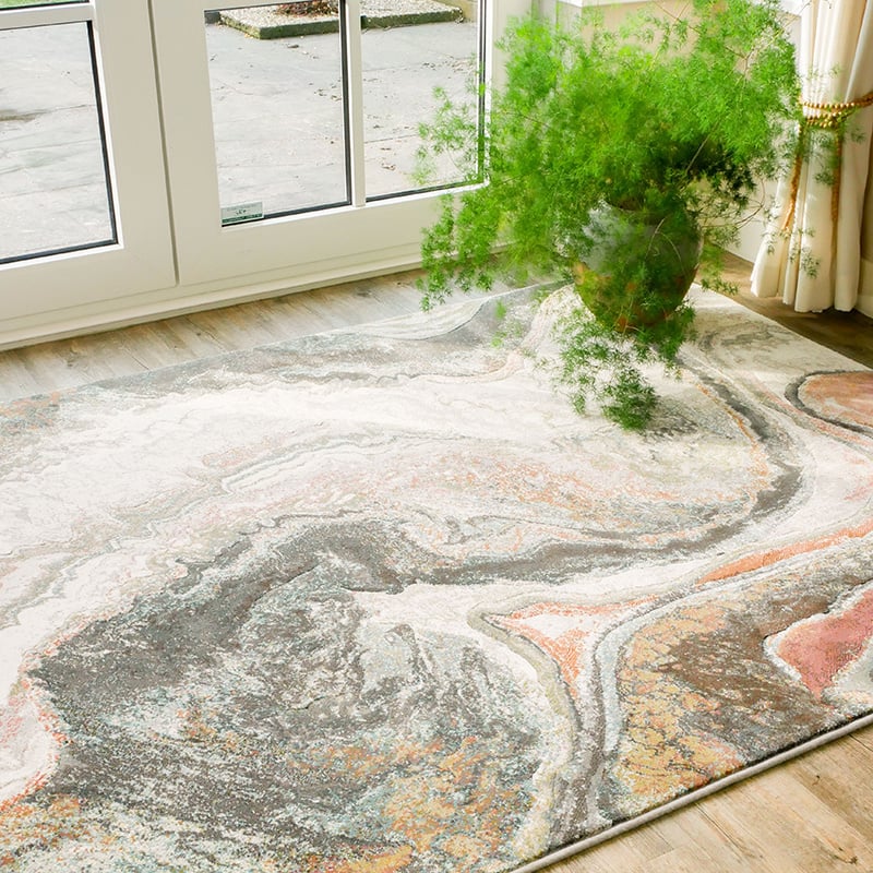 Modern Floor Rug - Aspen Green 7270