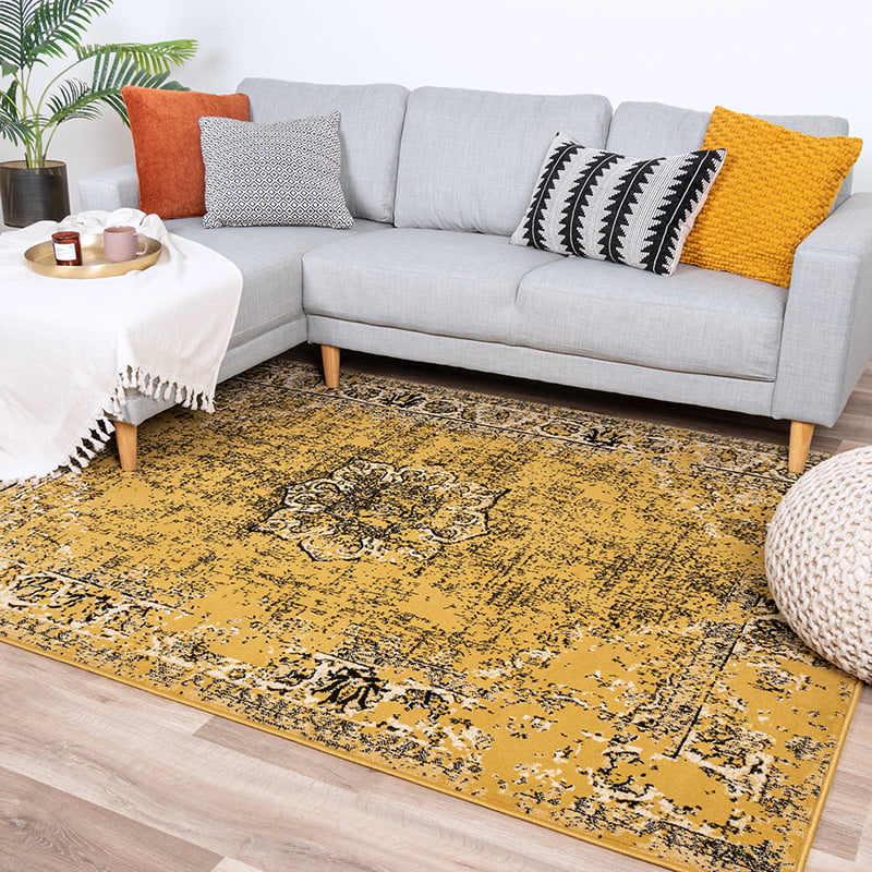 Vintage Rug - Wonder Yellow/Black