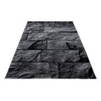 Modern Floor Rug - Jena Black 9250