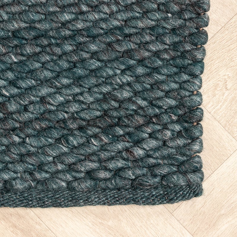 Wool Rug - Brilliant Beige/Green