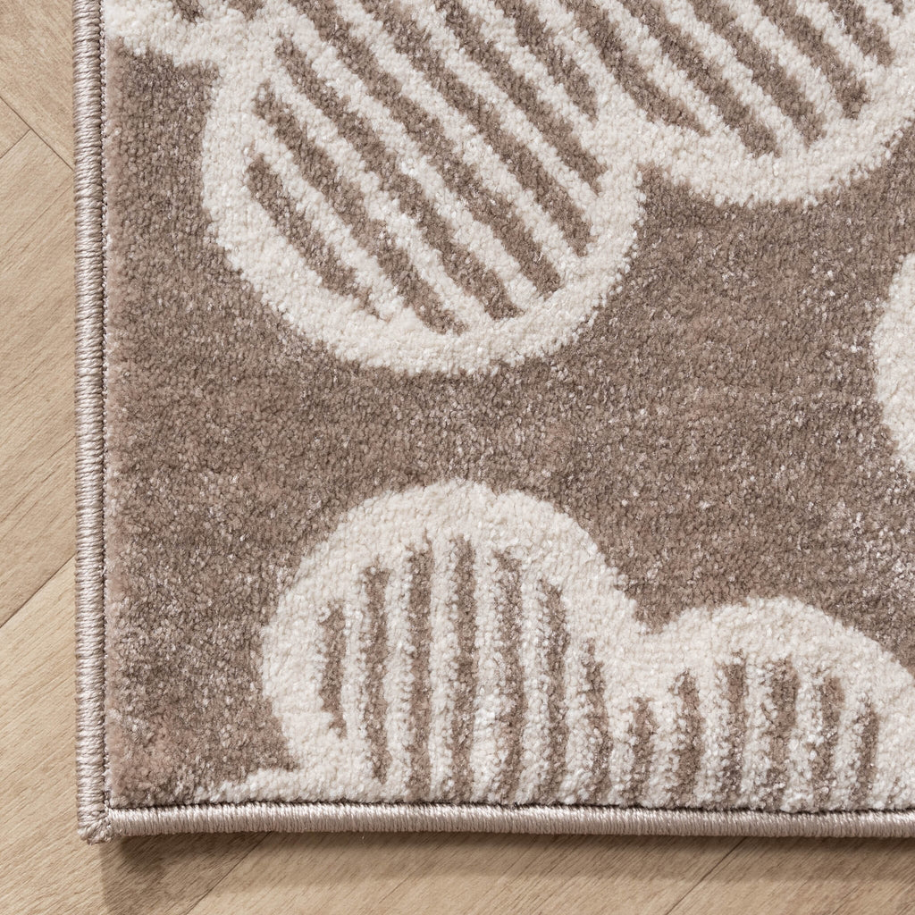Kids Room Rug - Bowie Flower Taupe