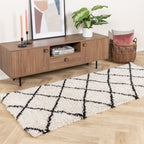 High-Pile Runner - Sensa Lines Cream