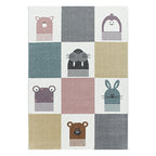 Children's Floor Rug - Fleurtje Animals Multicolor
