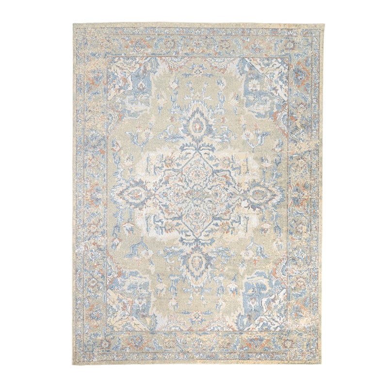 Washable Rug - Nova Medallion Green