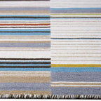 Wool floor rug - Bon Multicolor/Turquoise