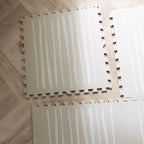 Foam Puzzle Mat – Alfie Stripes Grey/Beige