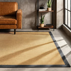 Sisal Rug - Tulum Border Anthracite