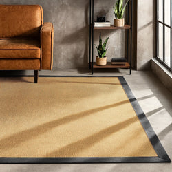 Sisal Rug - Tulum Border Anthracite