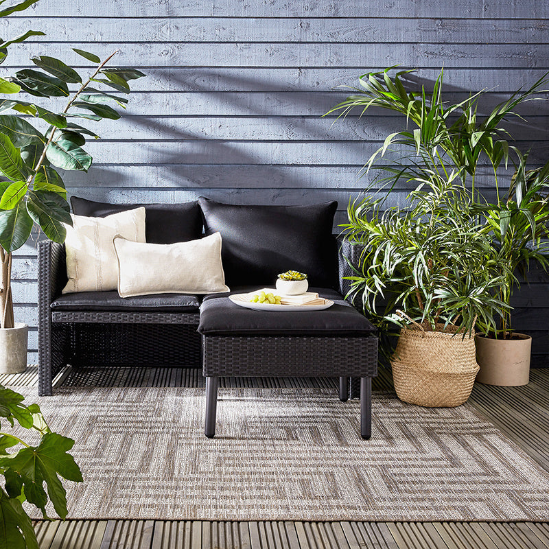 Modern Outdoor Rug - Liparo Salerno Grey