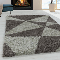 High pile floor rug - Tuggy Taupe