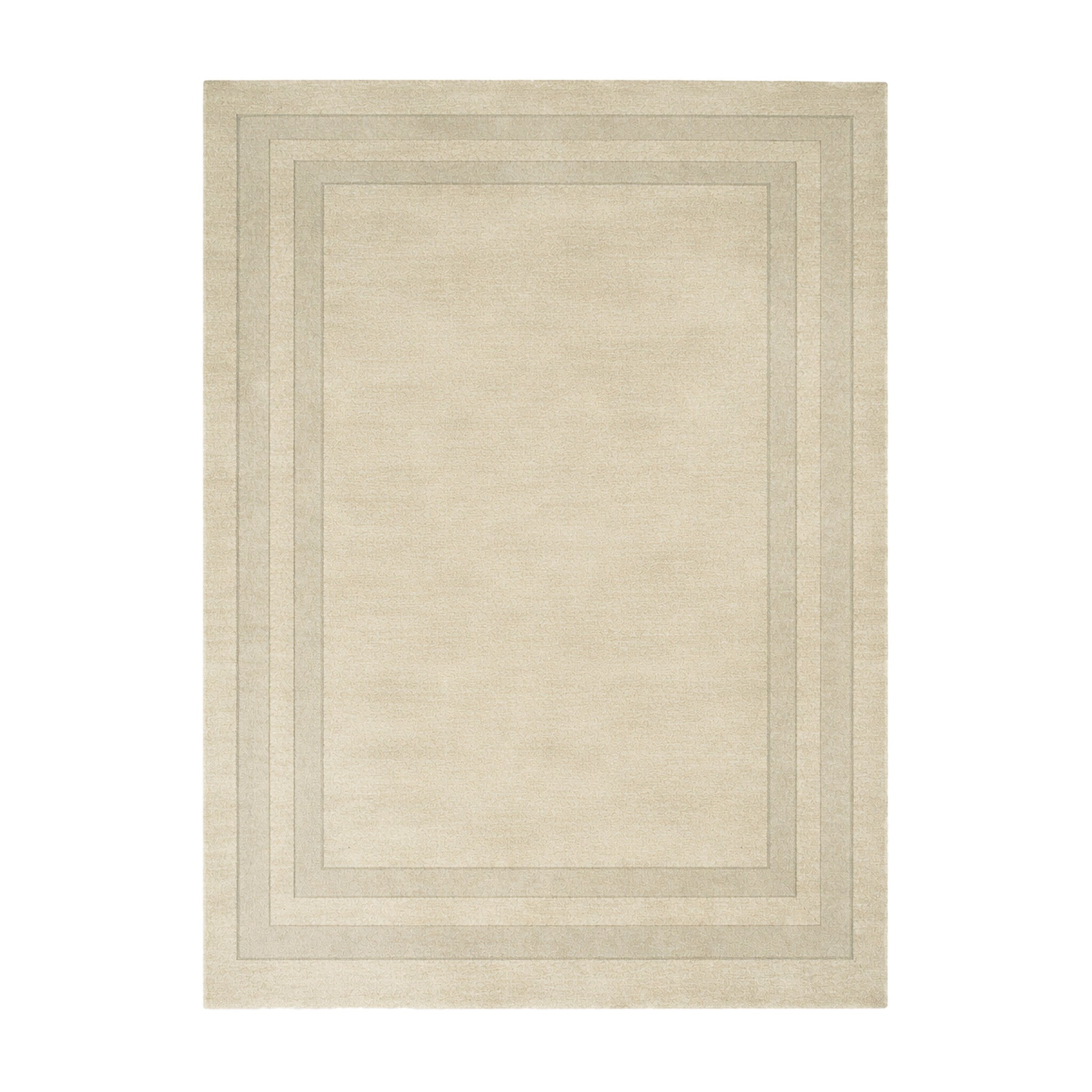 Wool Rug – Judith Border Greige
