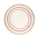 Round washable kids rug - Milo Pink