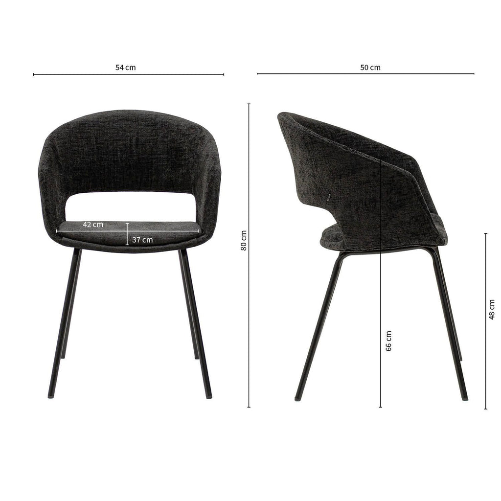 Dining Chair - Mette Black