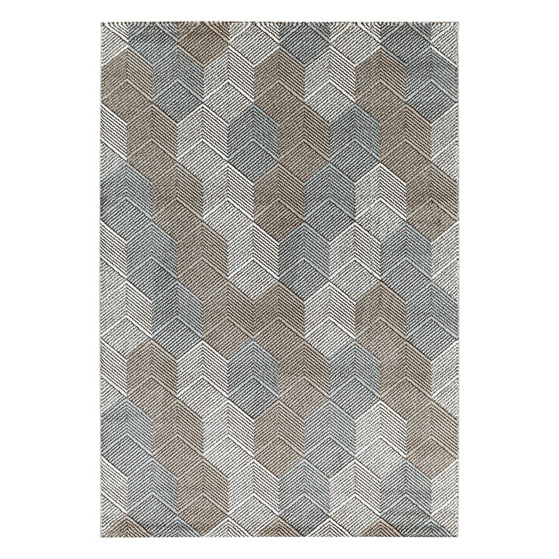 Modern Rug - Regal Pentagon Beige