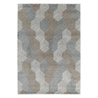 Modern Rug - Regal Pentagon Beige