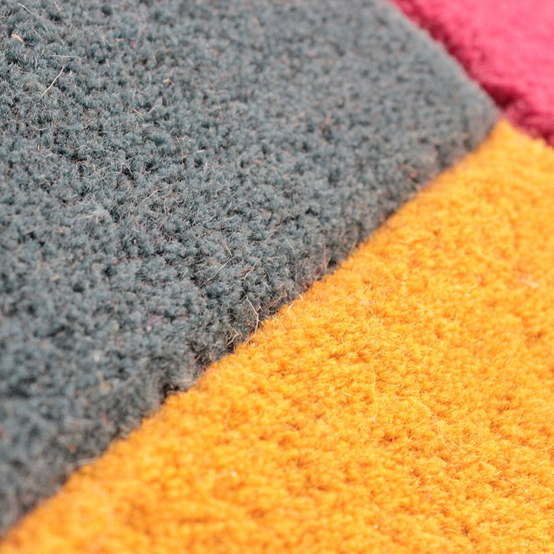 Abstract floor rug - Stracto Collage Multicolor