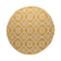 Round Outdoor Rug – Rio Flower Yellow