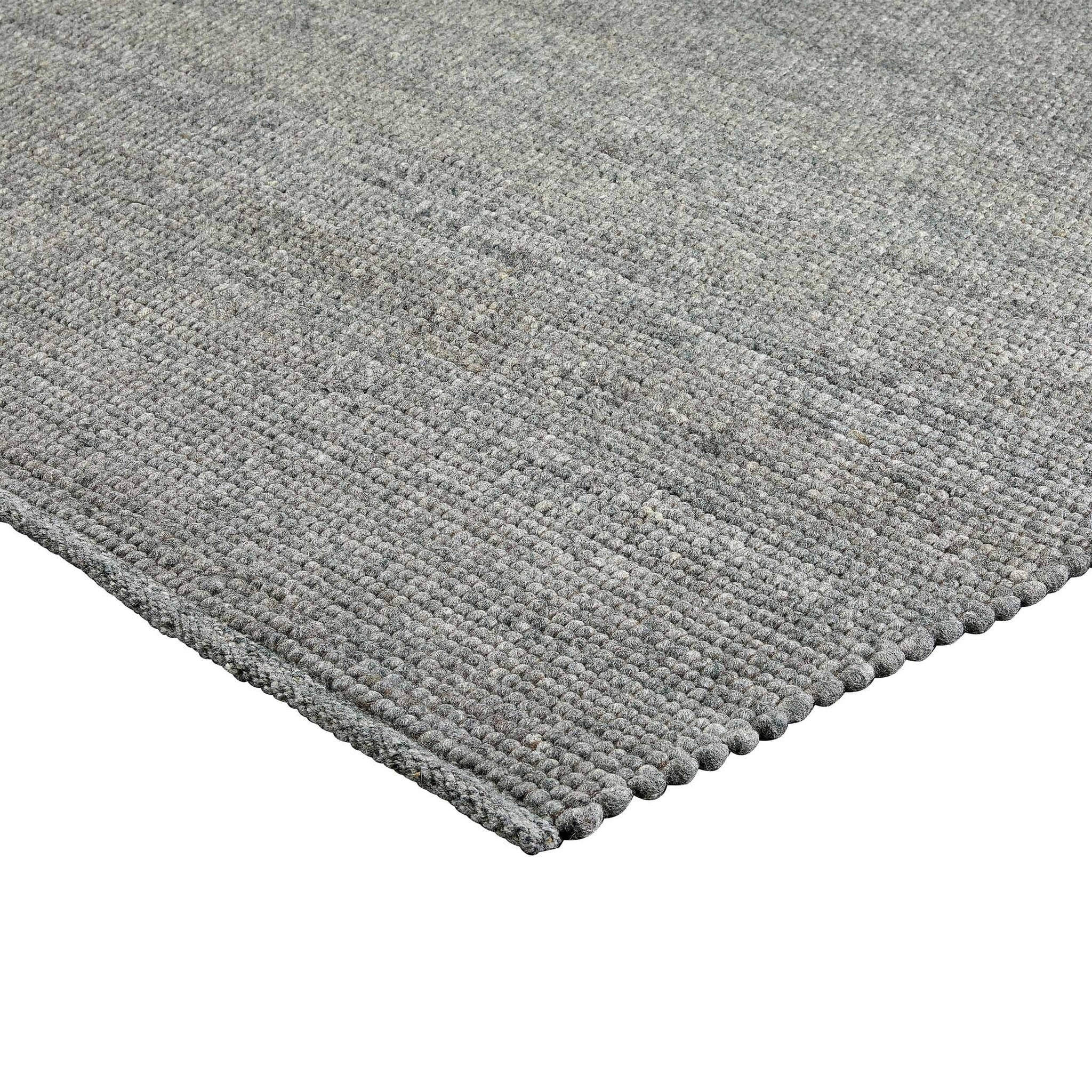 Wool floor rug - Valentino Grey 411
