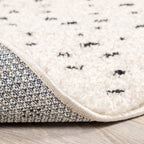 High Pile Rug - Grand Dots Cream/Black