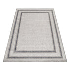 Jute Outdoor Rug - Aruba Double-Edge Creme