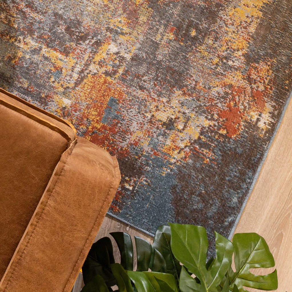 Modern Rug - Bush Blue/Multicolour