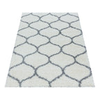 Berber Floor Rug - Agadir Circle Cream/Grey