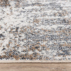 Round washable rug - Misha Grunge Cream/Grey