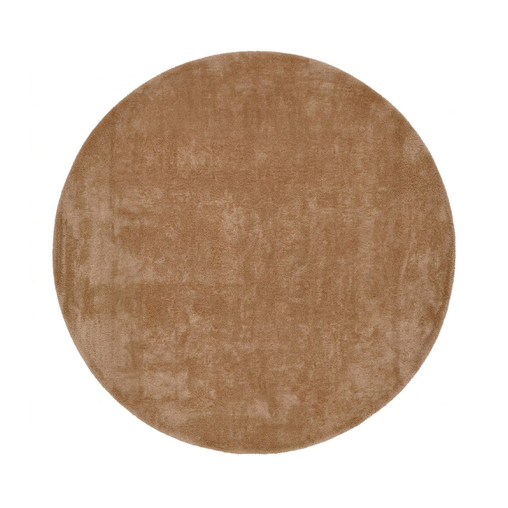 Round wool rug - Leone Taupe