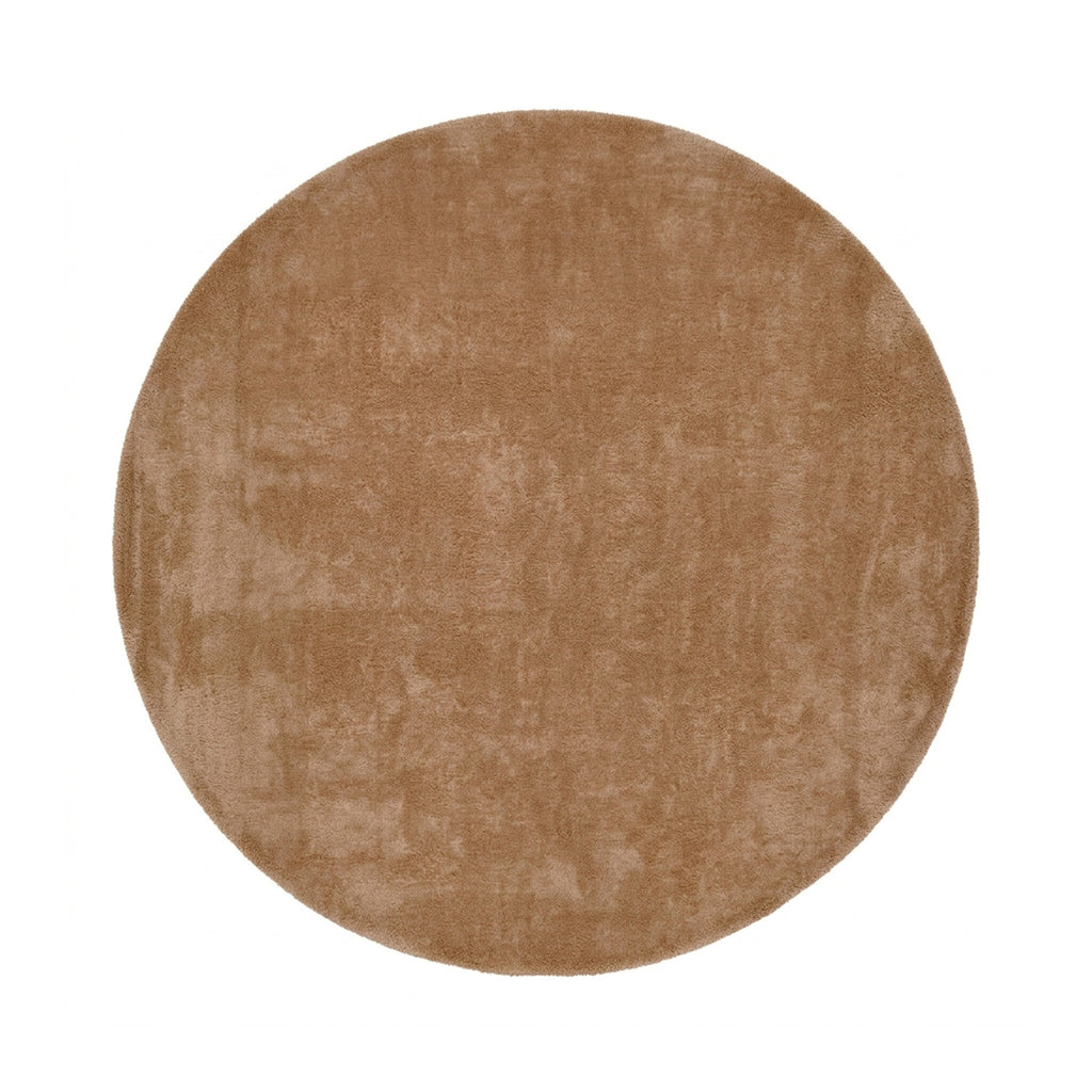 Round wool rug - Leone Taupe