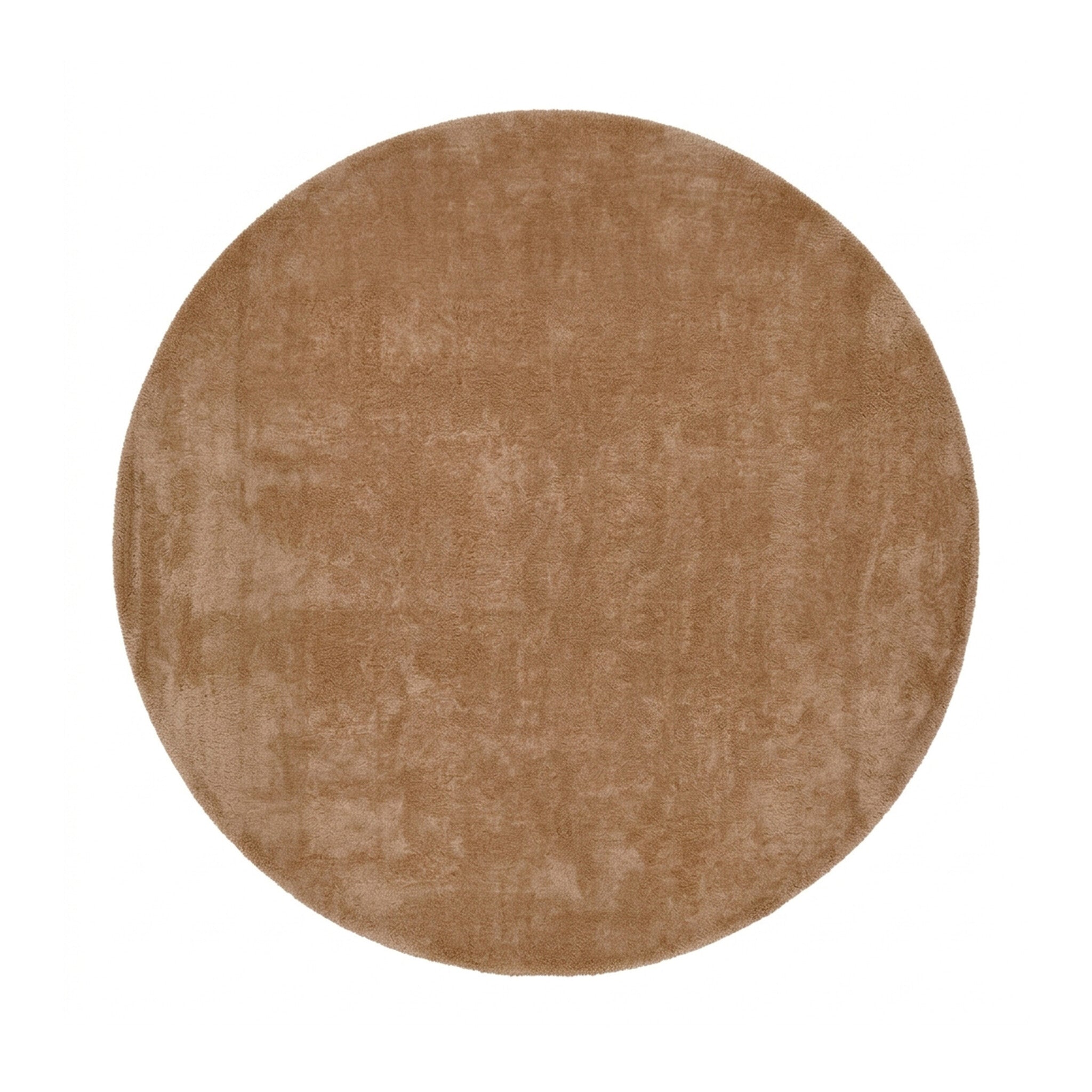 Round wool rug - Leone Taupe