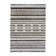 Aztec floor rug - Sabro Black/White