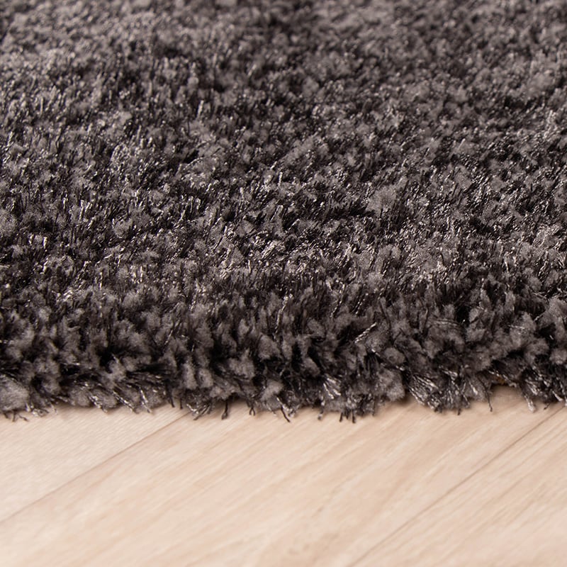 High-Pile Rug - Glazy Anthracite