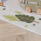 Car Play Rug - Rocky Ride Grey