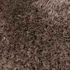 Round Shaggy Rug - Blaze Taupe
