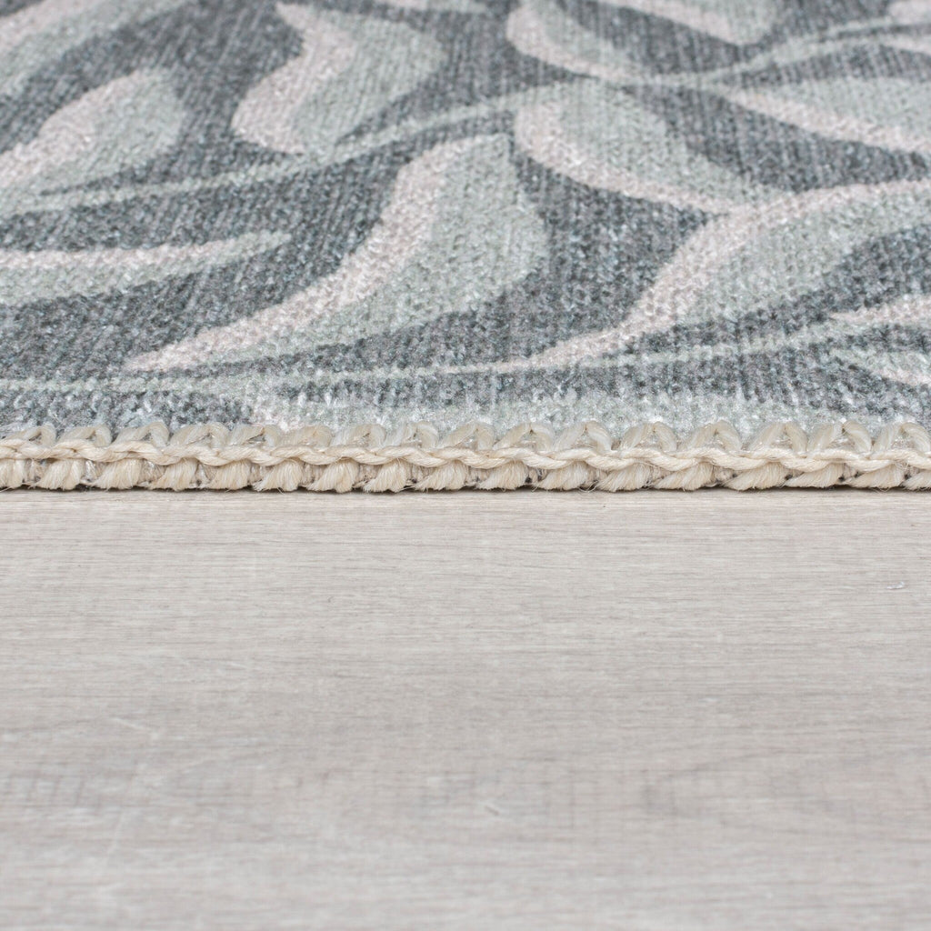Washable Runner - Reido Leaves Green