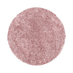 Round high-pile floor rug - Softy Pink