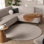 Round Wool Rug - Bliss Beige/Blended