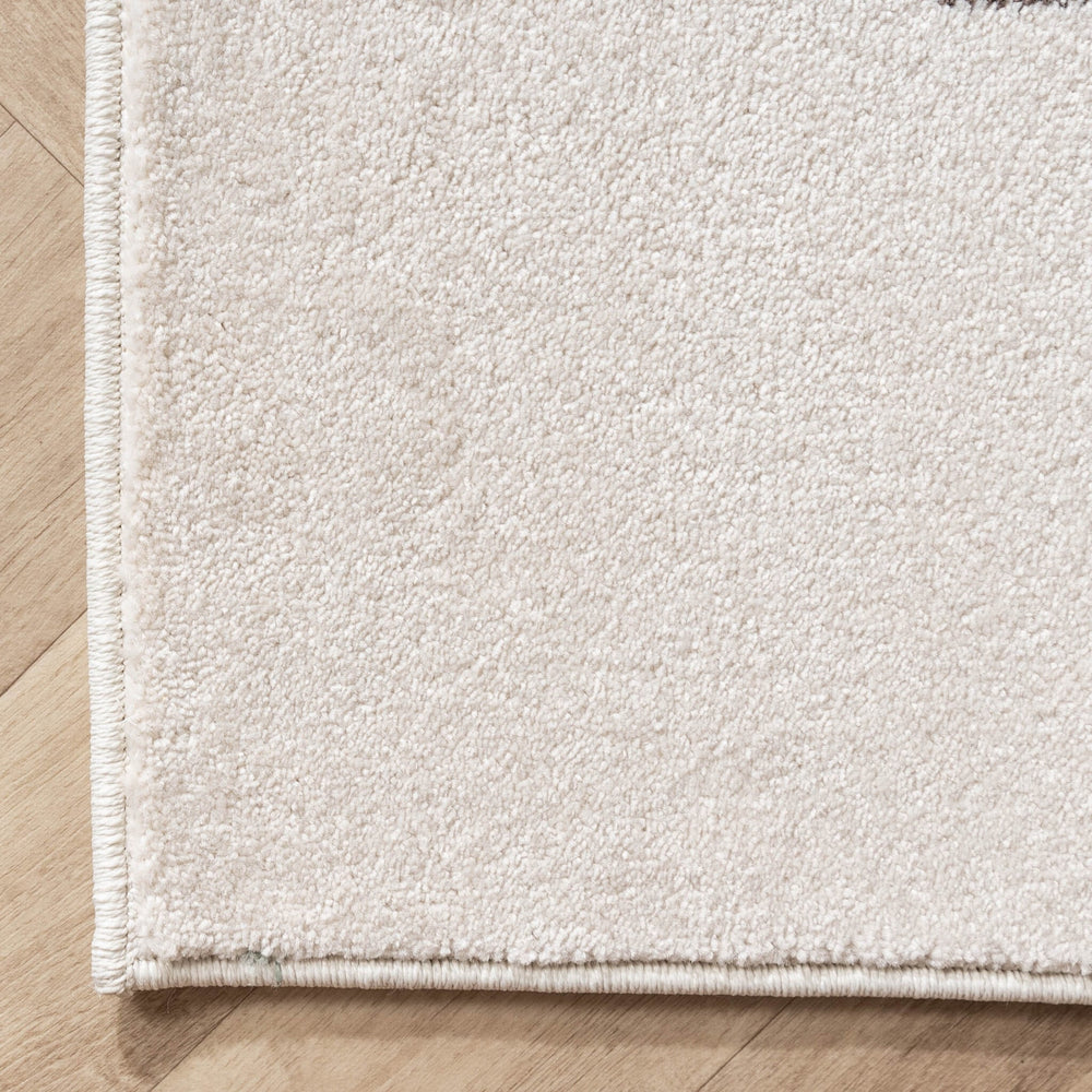 Kids Room Rug - Bowie Car Cream