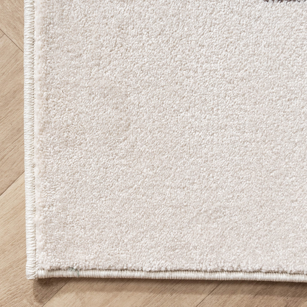 Kids Room Rug - Bowie Car Cream