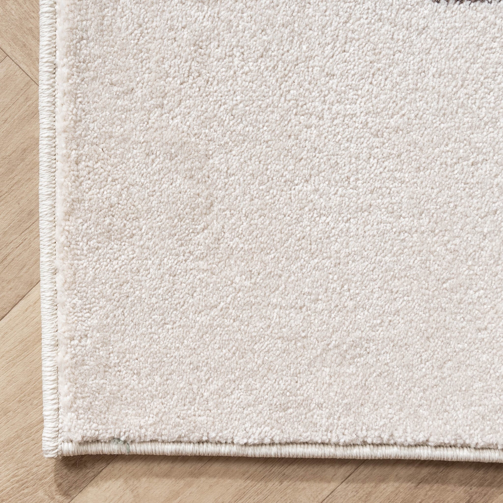 Kids Room Rug - Bowie Car Cream