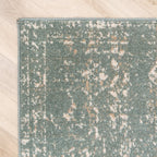 Vintage Rug - Spring Ethnic Green/Cream