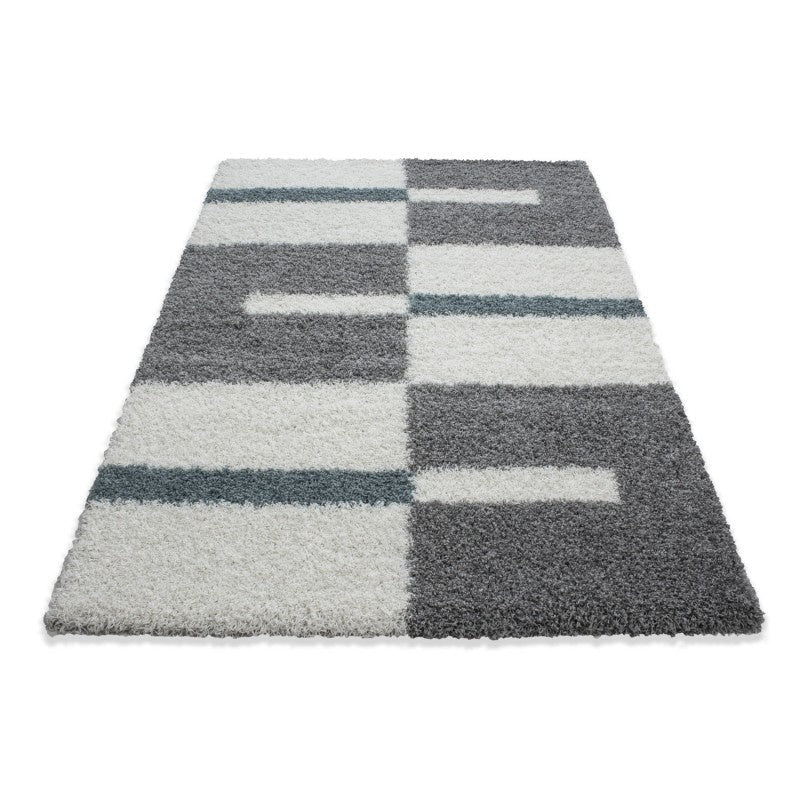 High-pile floor rug - Gala Turquoise