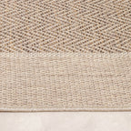 Jute Outdoor Rug - Fora Edge Natural