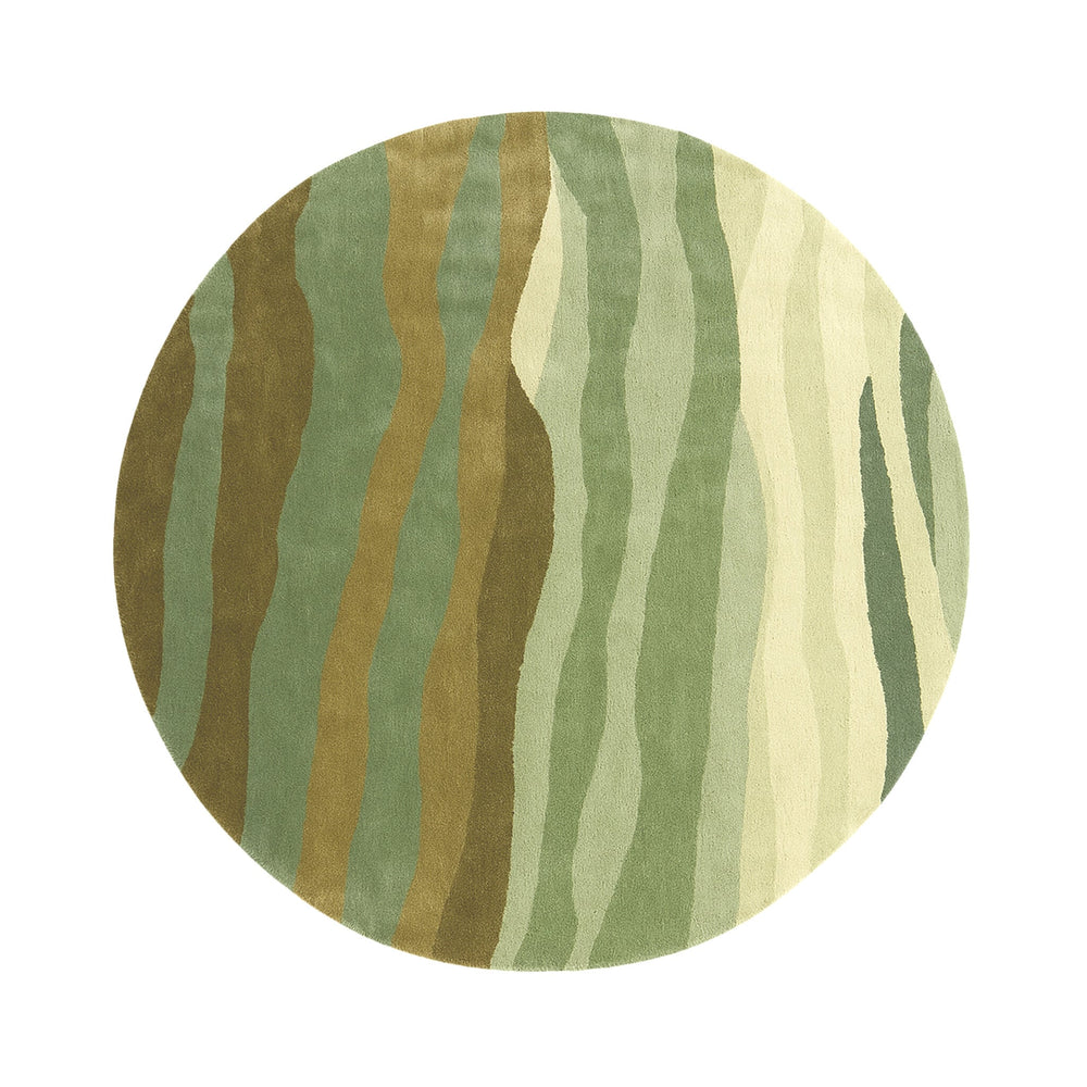 Round Wool Rug – Liora Green
