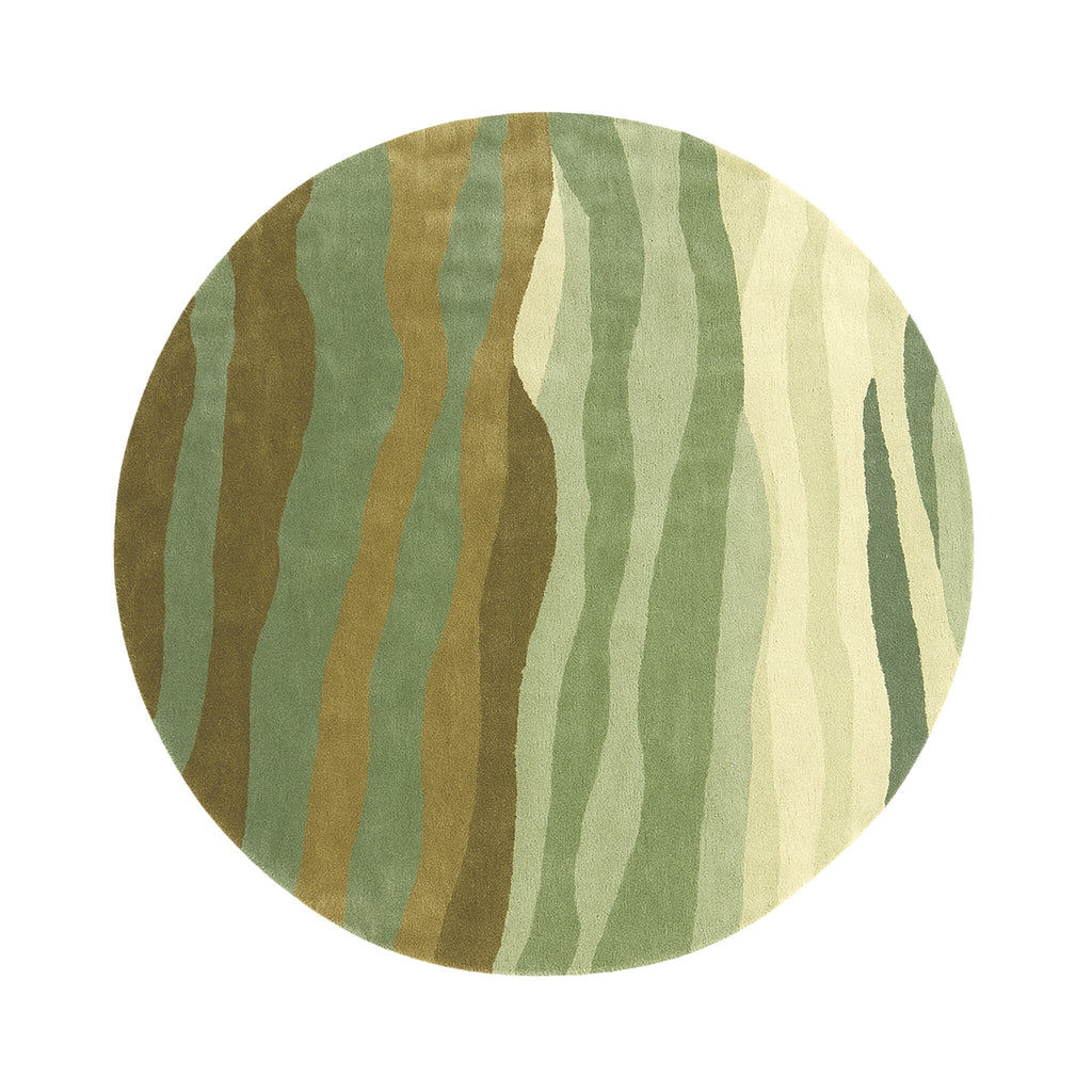 Round Wool Rug – Liora Green
