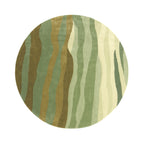 Round Wool Rug – Liora Green