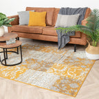 Patchwork Rug - Famous Ochre Yellow