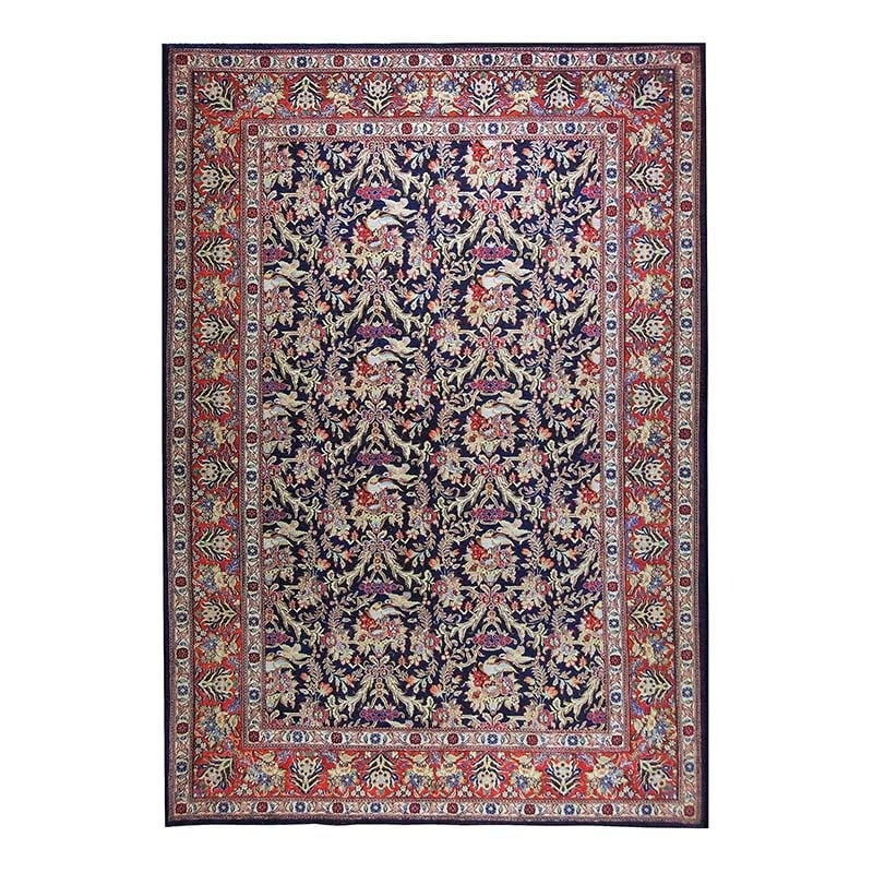 Vintage Floor Rug - Nadine Blue/Red