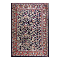 Vintage Floor Rug - Nadine Blue/Red
