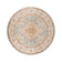 Round Vintage Rug - Thirza Medallion Light Blue/Multicolour
